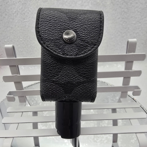 Coach Hand Sanitizer Holder Refillable w/  Refillable Bottle - Picture 1 of 9